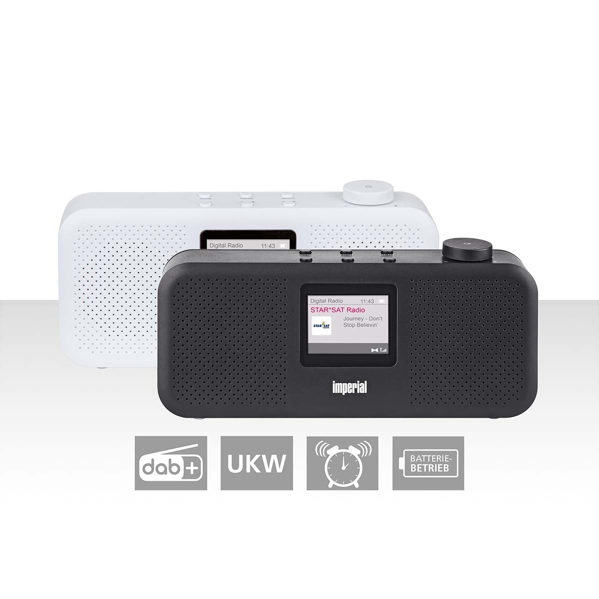 DABMAN 16 DAB+ / FM Stereo Radio Black