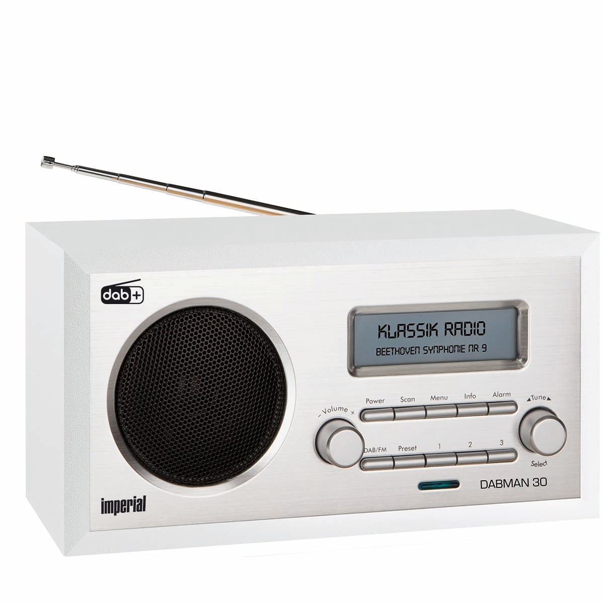 DABMAN 30 DAB+ / FM Radio White