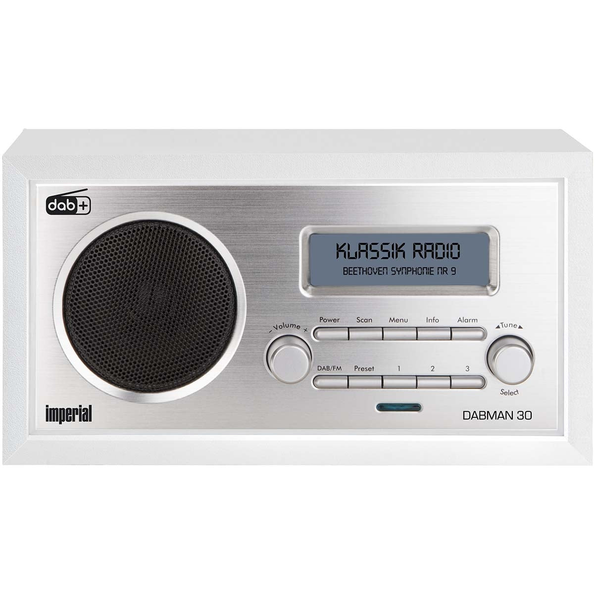 DABMAN 30 DAB+ / FM Radio White