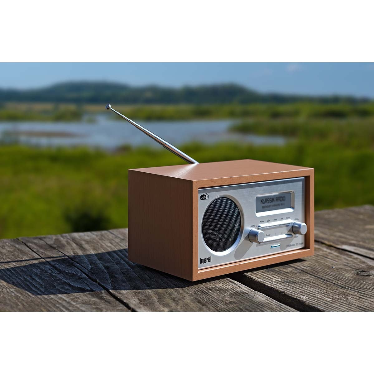 DABMAN 30 Mobile DAB+ / FM radio Wood