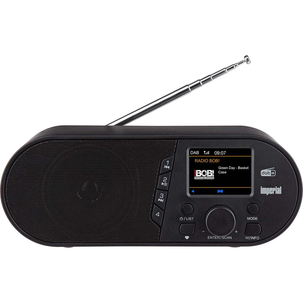 DABMAN d105 Compact DAB+ /FM / Bluetooth Radio Black