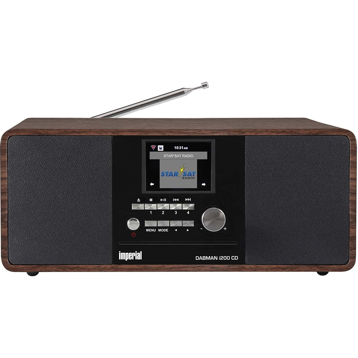 DABMAN i200 CD Multifunctional Radio DAB+ / FM / Internet / Bluetooth Wood Look
