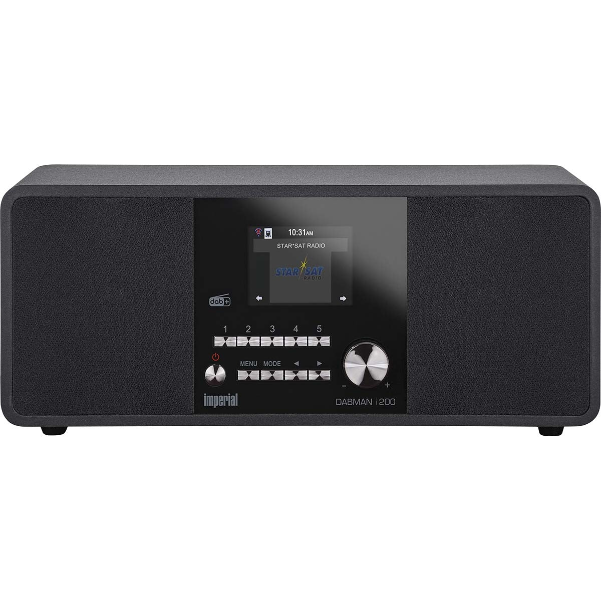 DABMAN i200 Multifunctional Stereo Radio DAB+ / FM / Internet Black