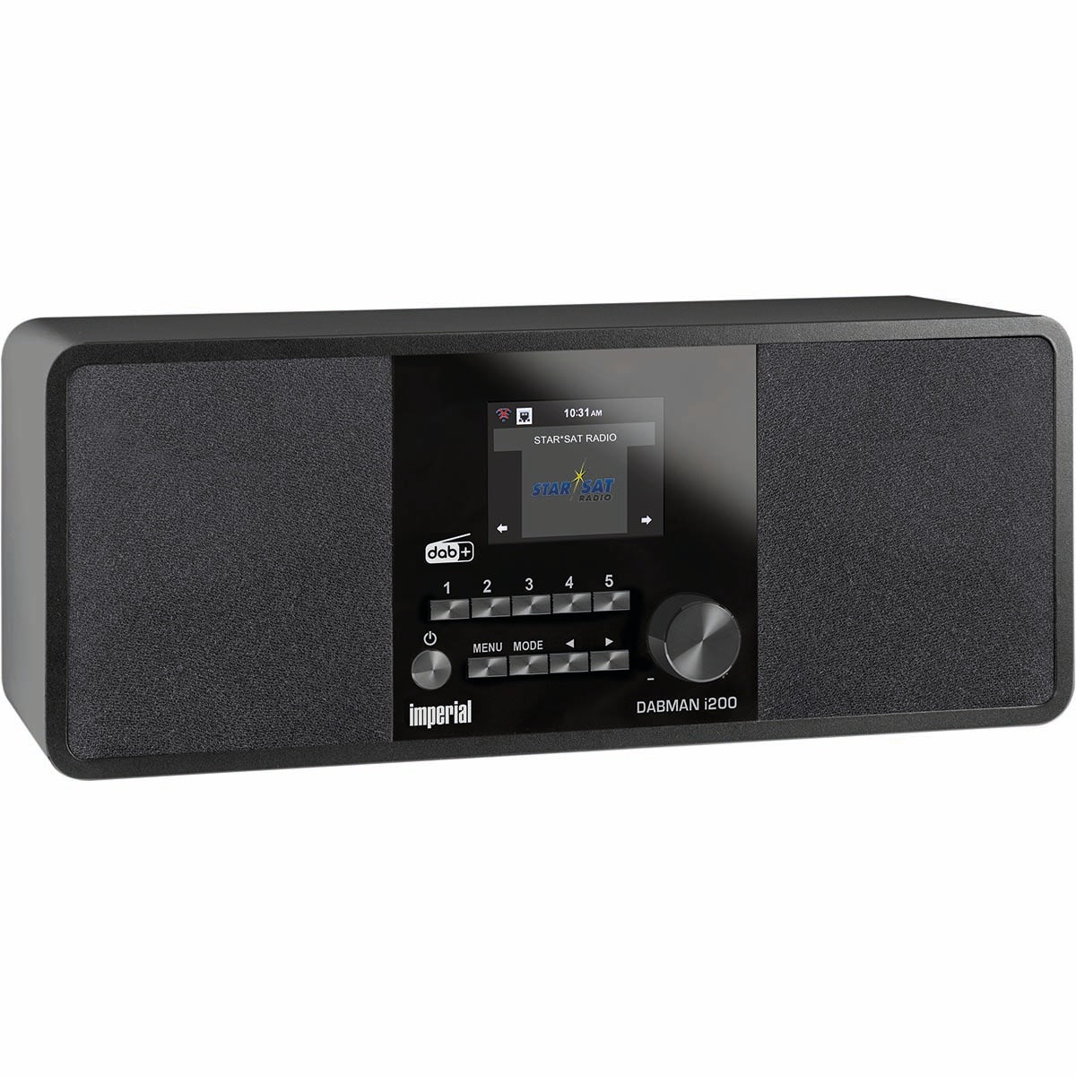 DABMAN i200 Multifunctional Stereo Radio DAB+ / FM / Internet Black