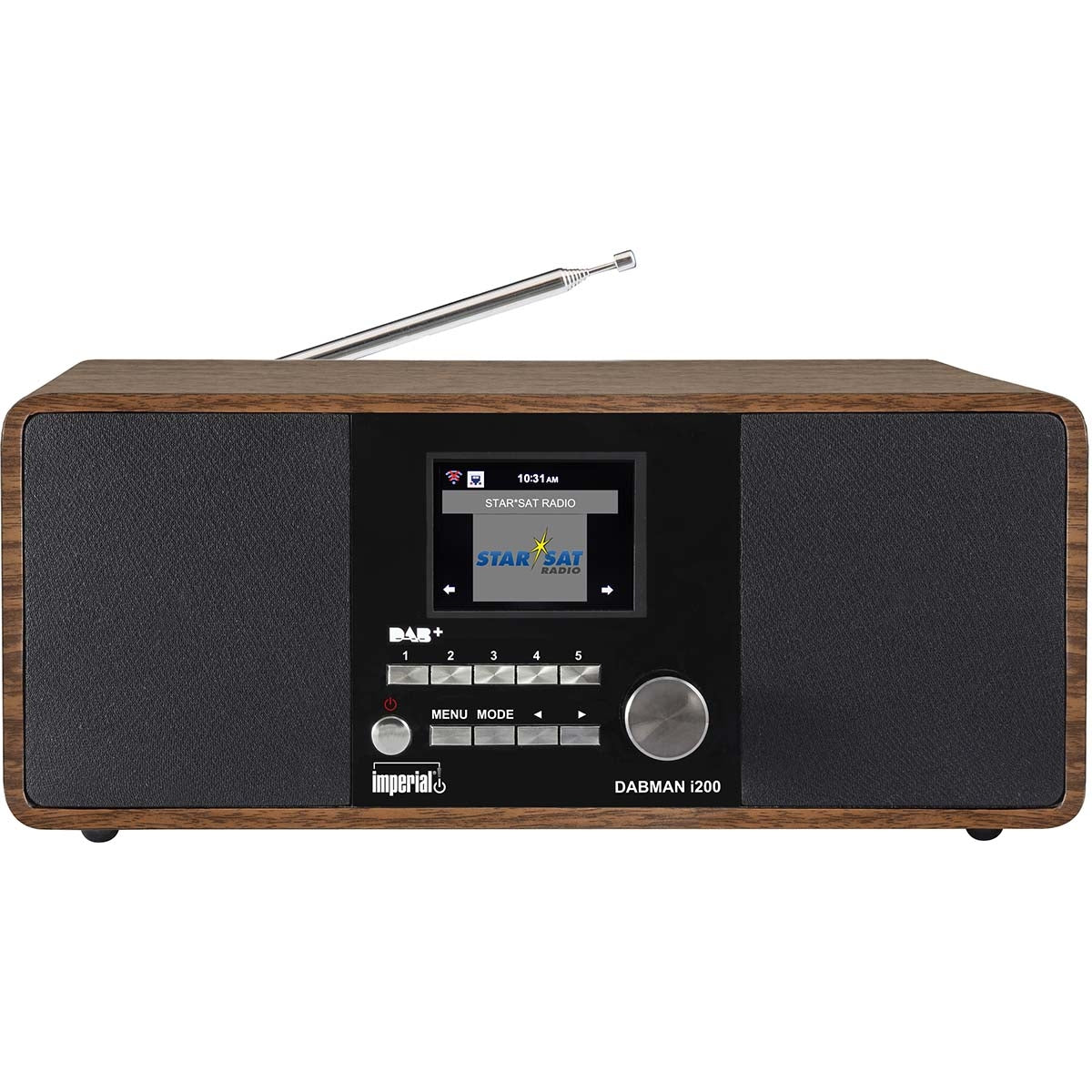 DABMAN i200 Multifunctional Stereo Radio DAB+ / FM / Internet Wood Look