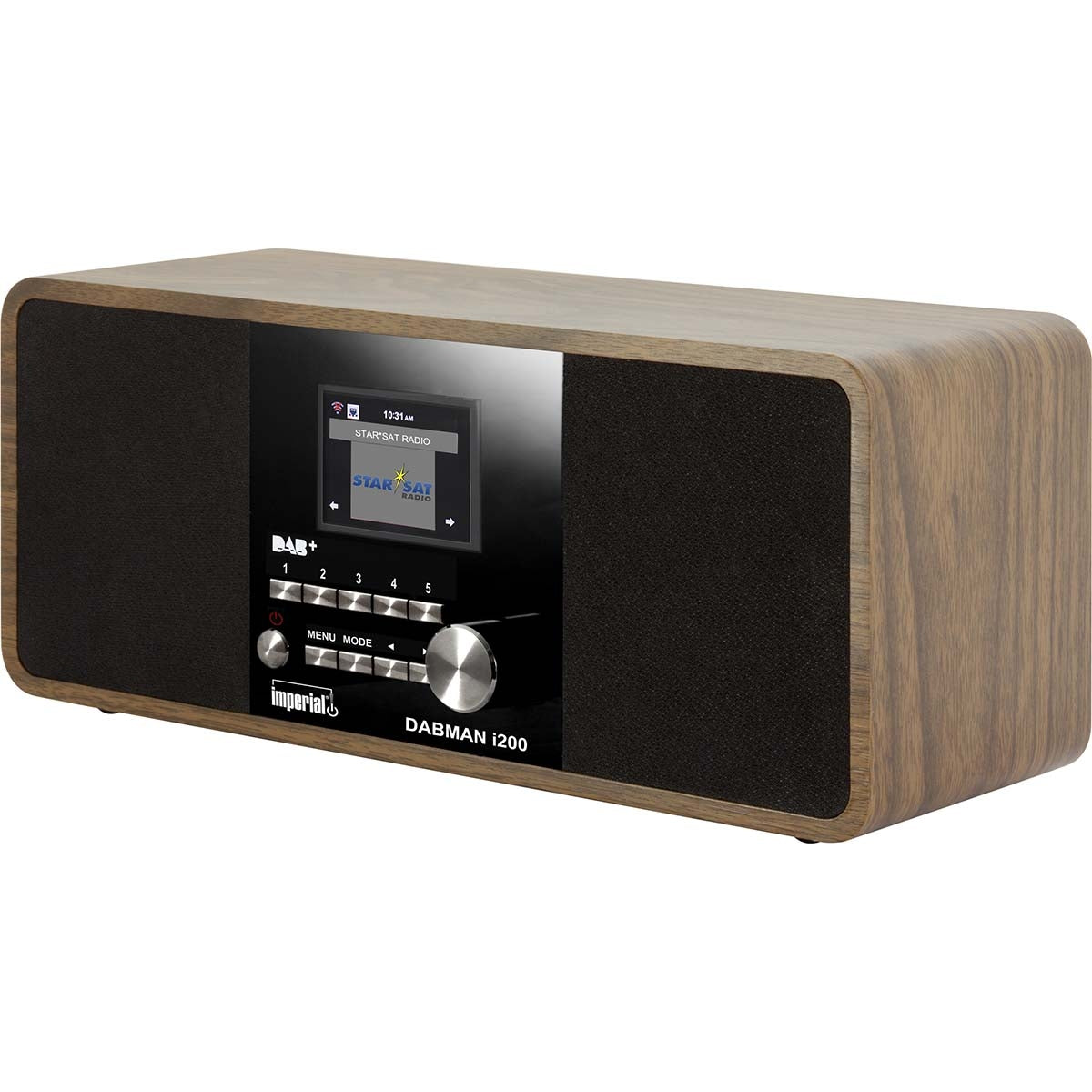 DABMAN i200 Multifunctional Stereo Radio DAB+ / FM / Internet Wood Look