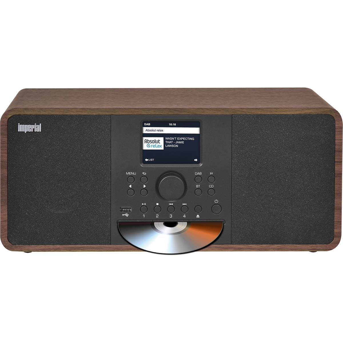 DABMAN i205 CD Hybrid Stereo Radio DAB+ / FM / Internet / Bluetooth Wood Look