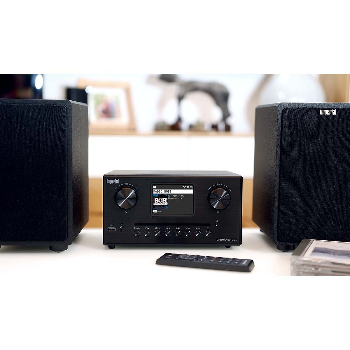 DABMAN i310 CD Hybrid micro Hi-fi System DAB+ / FM / Internet / Bluetooth Black
