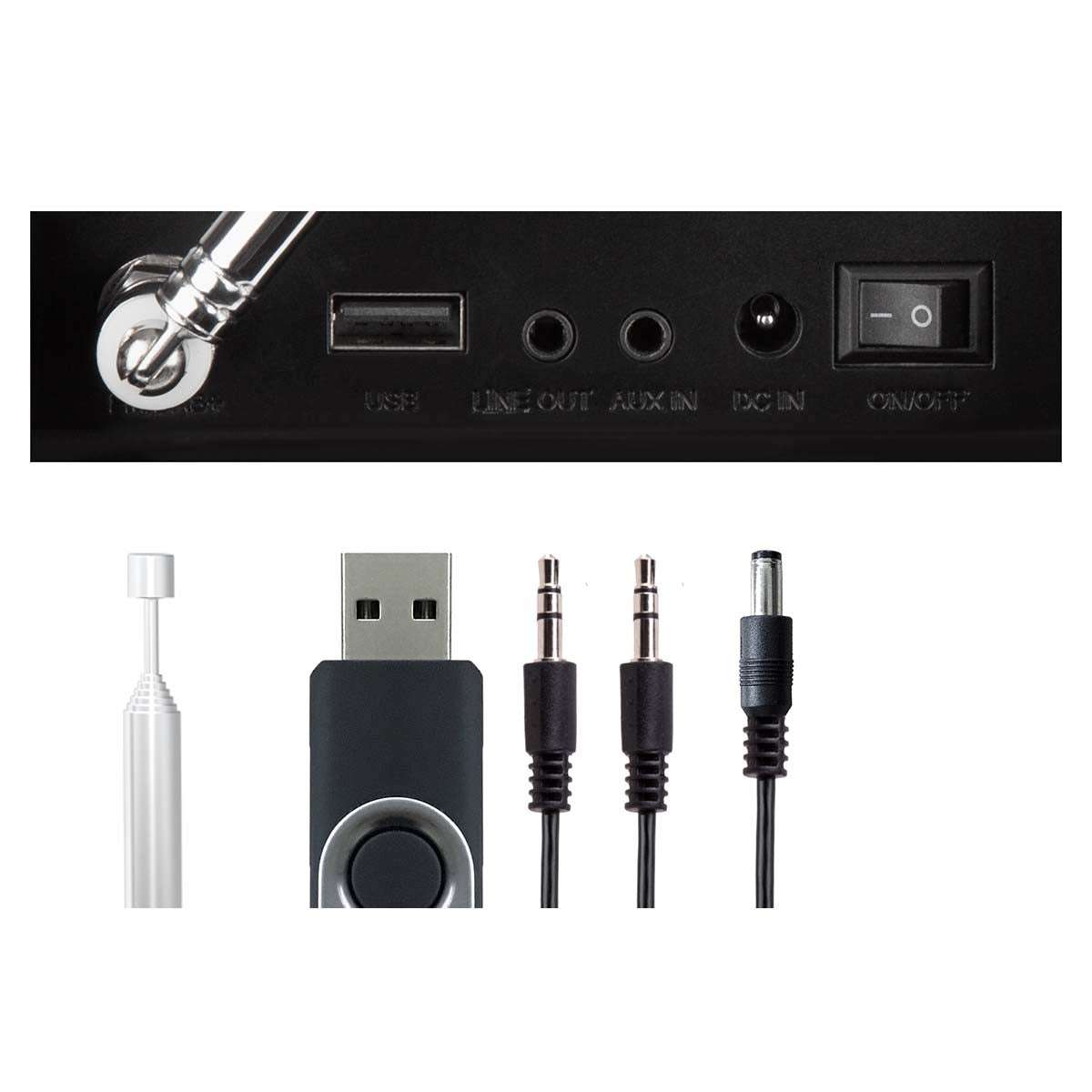 DABMAN i460 Multifunctional Radio Black