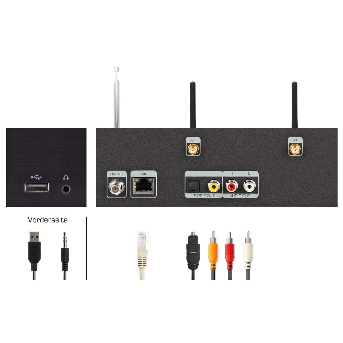 DABMAN i510 BT Multifunctional Radio DAB+ / FM / Internet / Bluetooth Black
