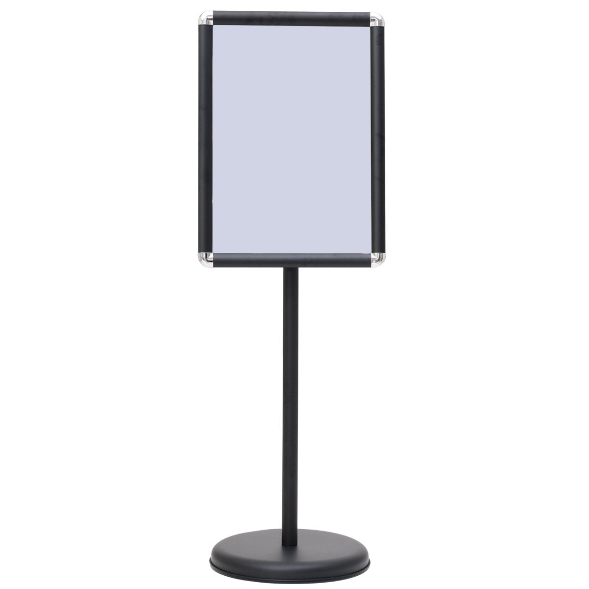 DIN A3 height adjustable presentation stand information stand-black