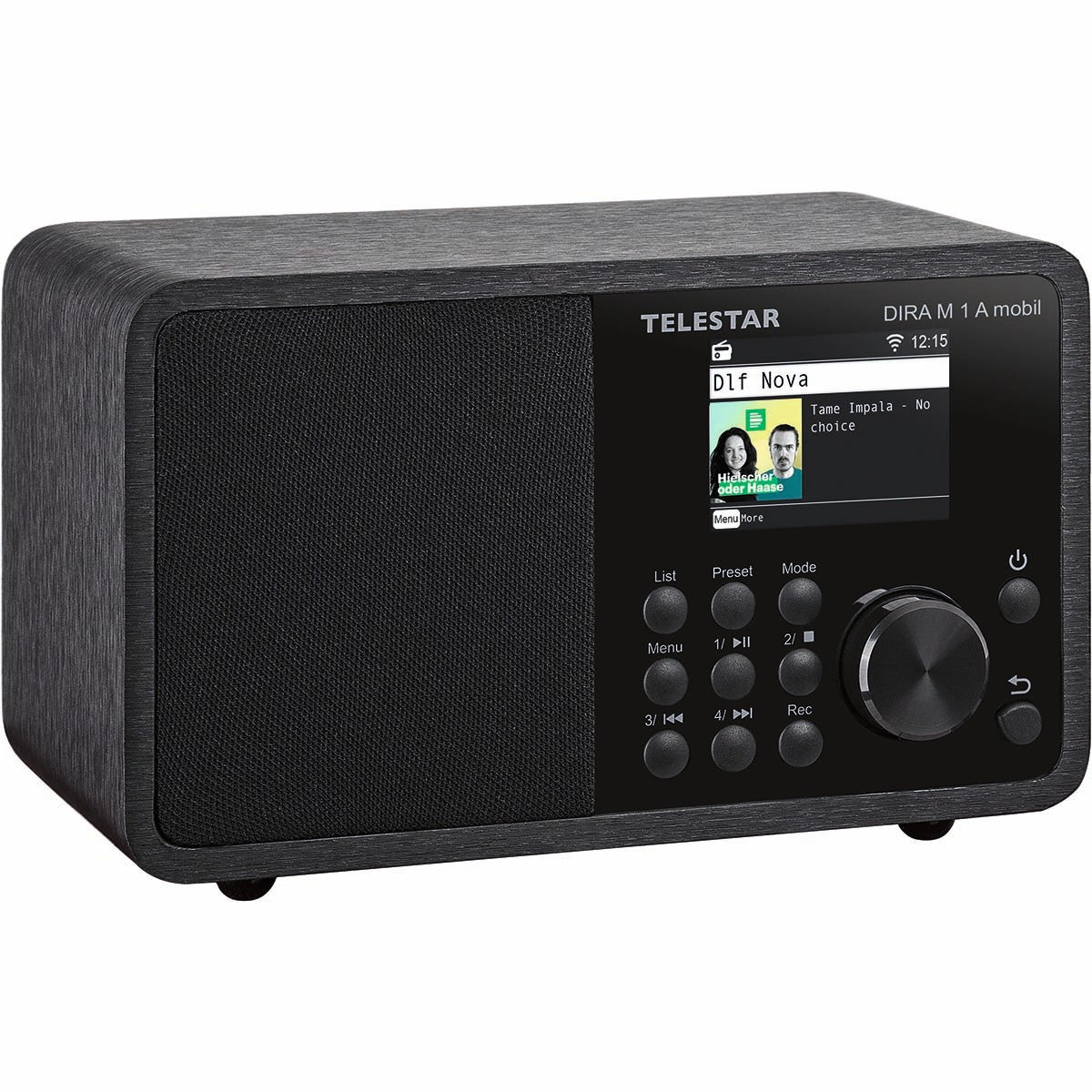 DIRA M 1 A Mobile EWF Battery-operated Mono Multifunction Radio DAB+ / FM / Internet / Bluetooth Black