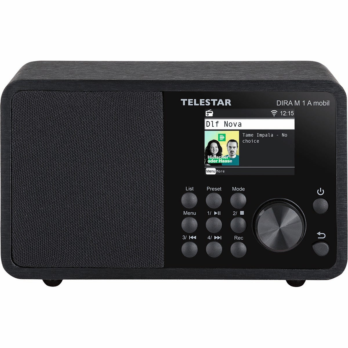 DIRA M 1 A Mobile EWF Battery-operated Mono Multifunction Radio DAB+ / FM / Internet / Bluetooth Black