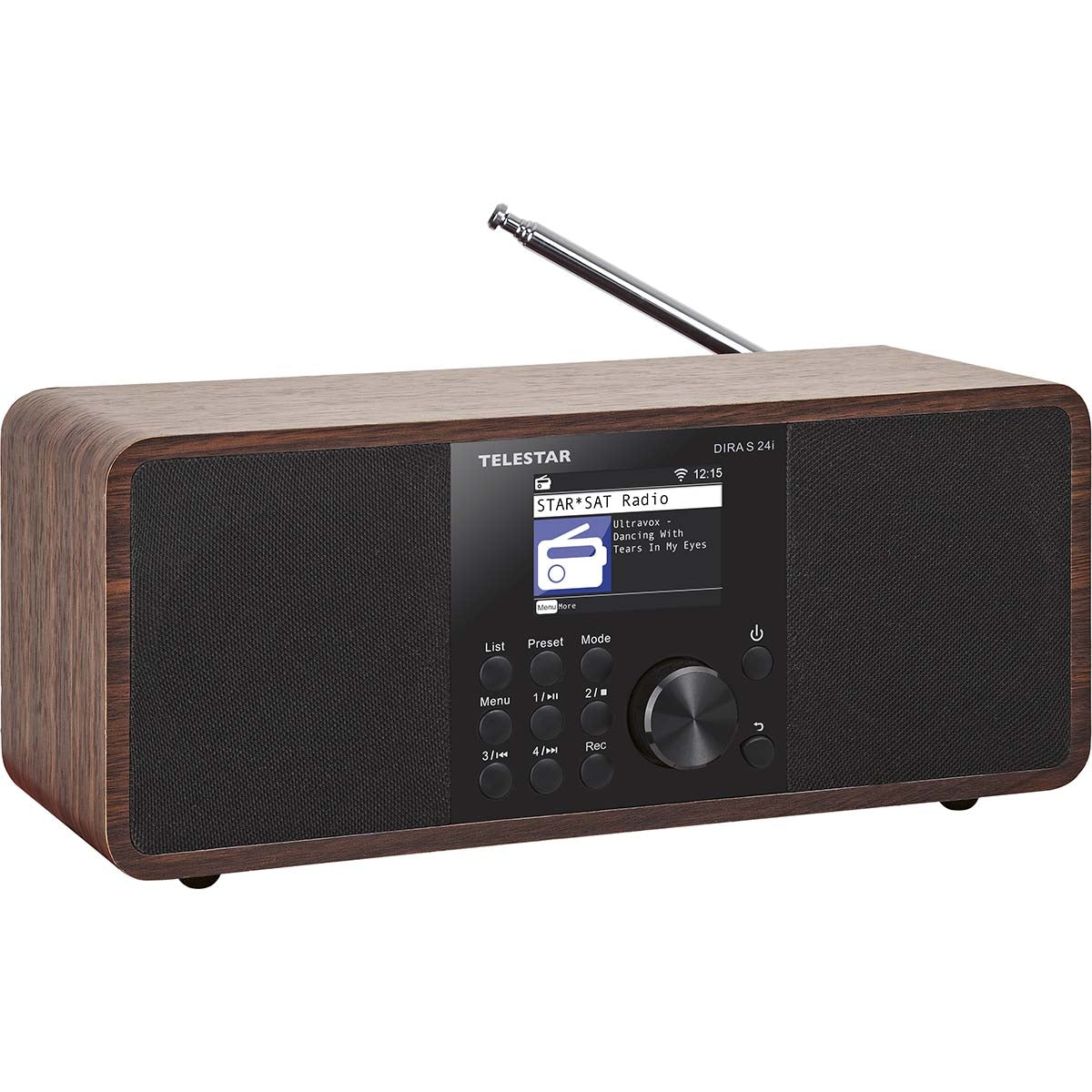 DIRA S 24i Multifunctional Stereo Radio DAB+ / FM / Internet / Bluetooth Wood