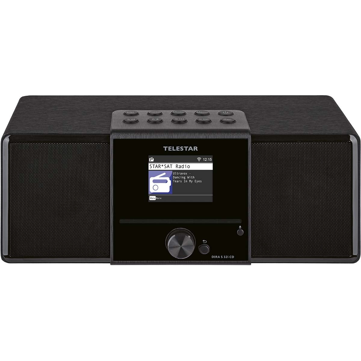 DIRA S32i CD EWF Multifunctional Stereo Radio with CD Player DAB+ / FM / Internet / Bluetooth Black