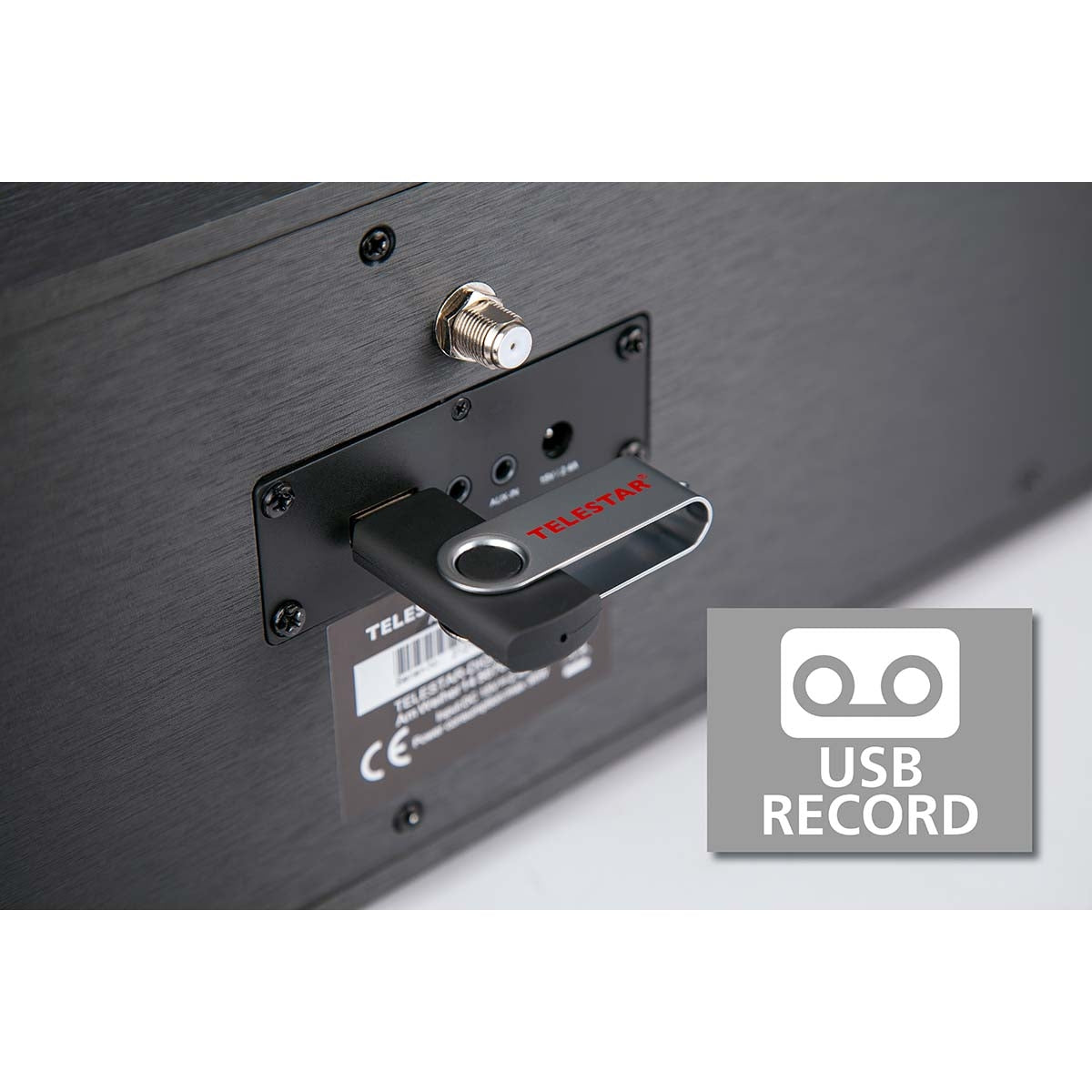 DIRA S32i CD EWF Multifunctional Stereo Radio with CD Player DAB+ / FM / Internet / Bluetooth Black