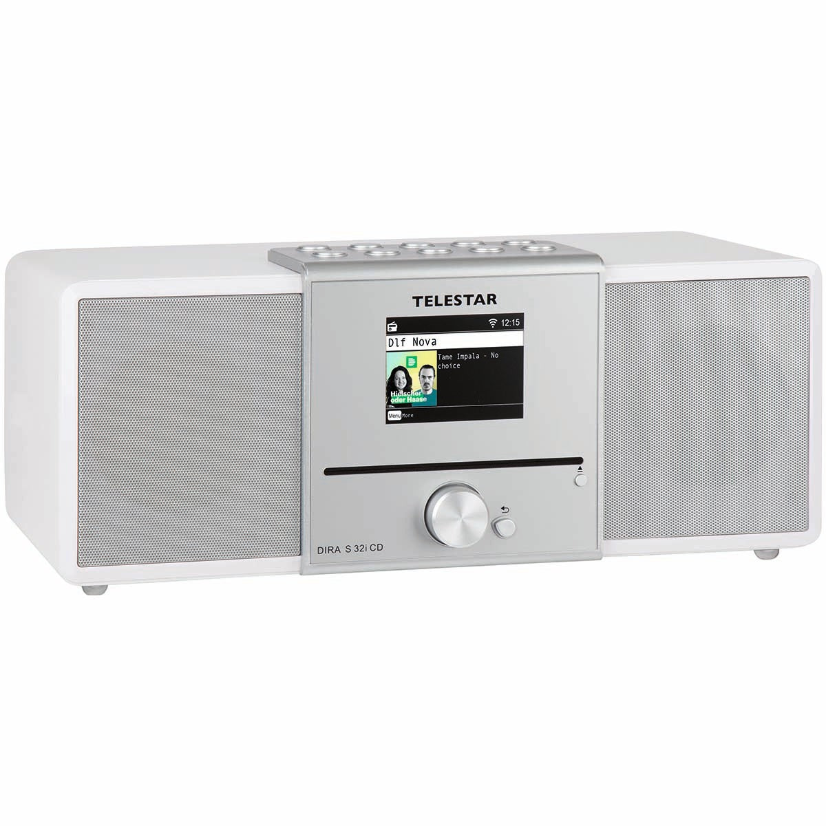 DIRA S32i CD EWF Multifunctional Stereo Radio with CD Player DAB+ / FM / Internet / Bluetooth White