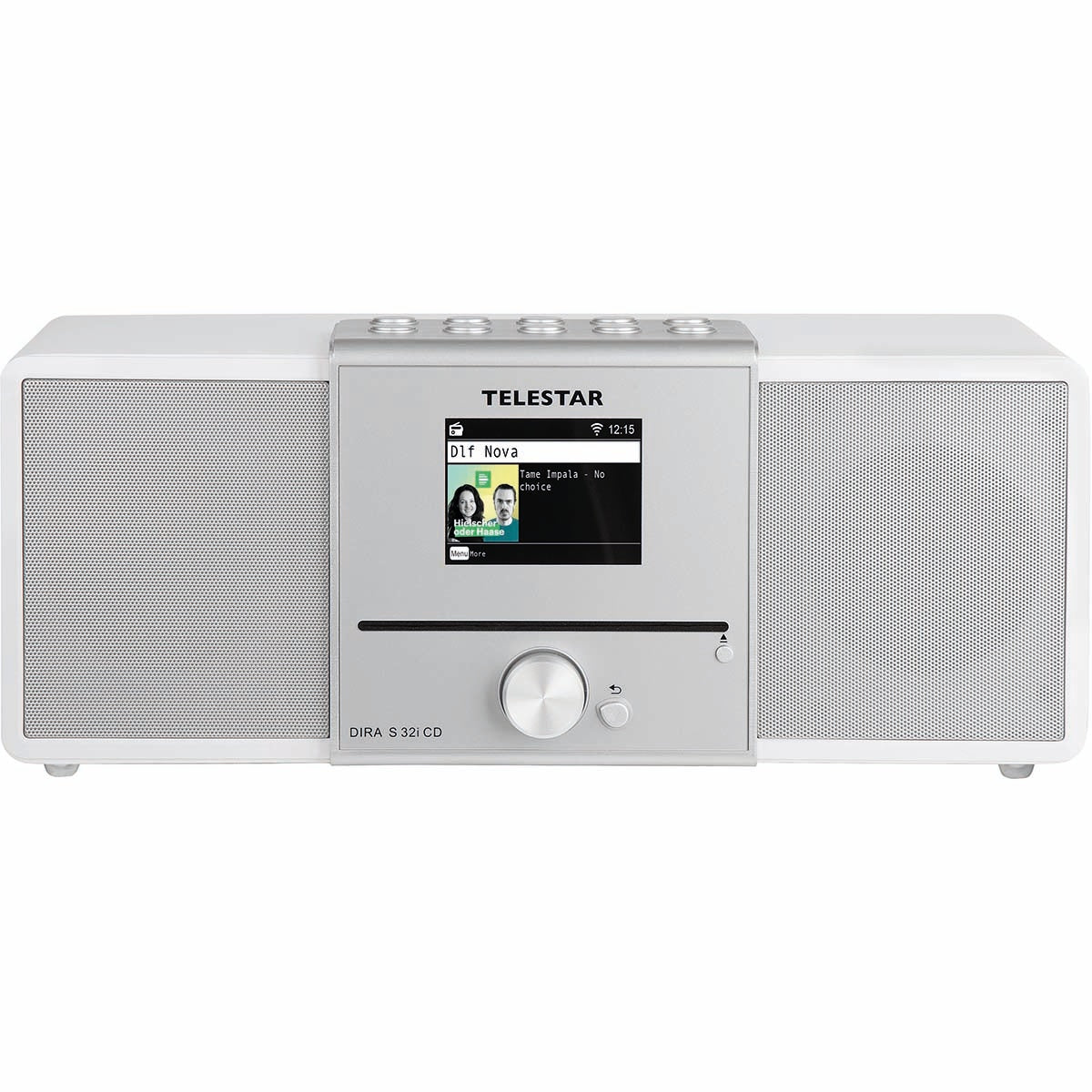 DIRA S32i CD EWF Multifunctional Stereo Radio with CD Player DAB+ / FM / Internet / Bluetooth White