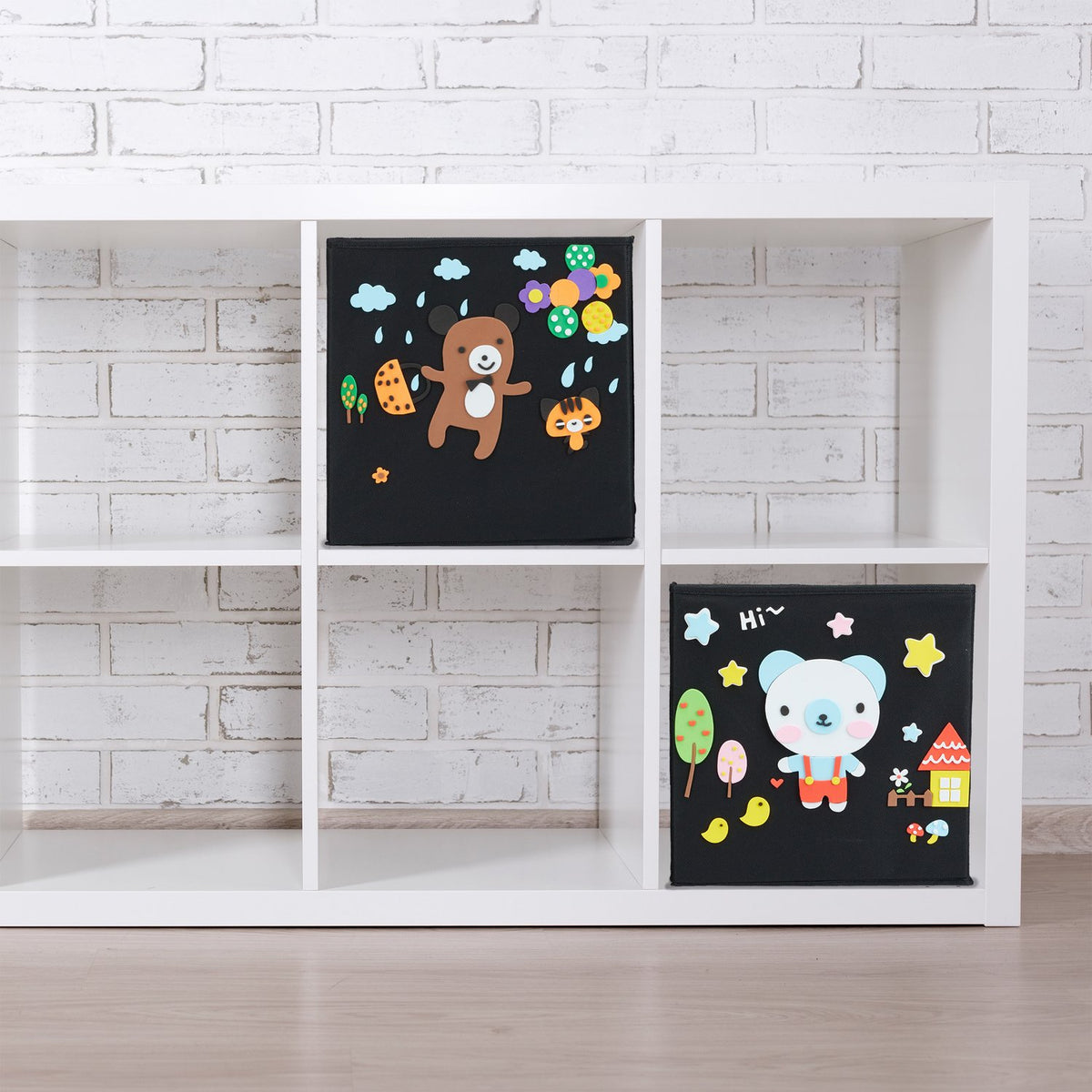 DIY storage boxes for kids