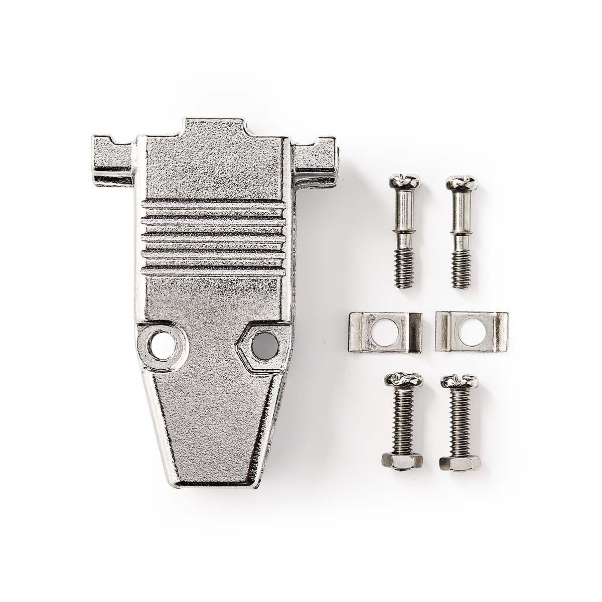 D-Sub Connector Chassis | D-SUB 9-Pin | Neutral | Nickel Plated | Metal | Metal | Plastic bag