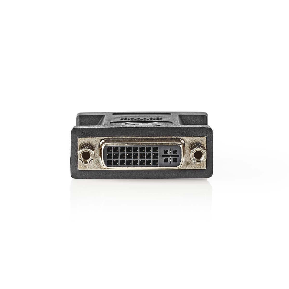 DVI adapter | DVI-I 24+5-Pin Female | DVI-I 24+5-Pin Female | Nickel Plated | Straight | PVC | Black | Plastic bag