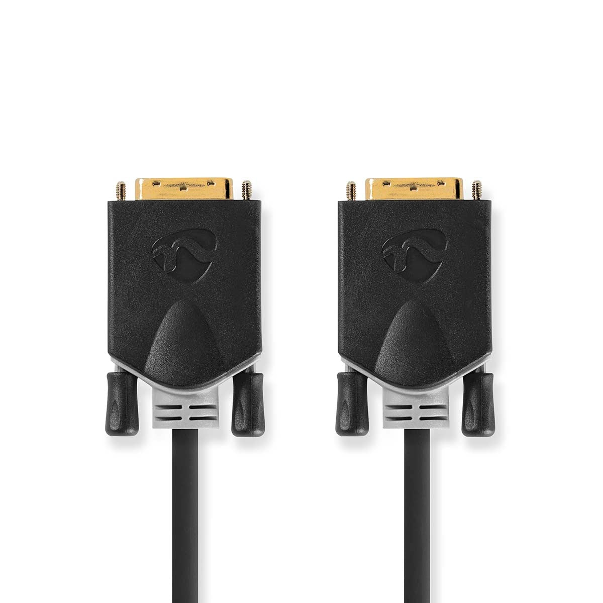 DVI cable | DVI-D 24+1-Pin Male | DVI-D 24+1-Pin Male | 2560x1600 | Gold Plated | 3.00 m | Straight | PVC | Anthracite | Box