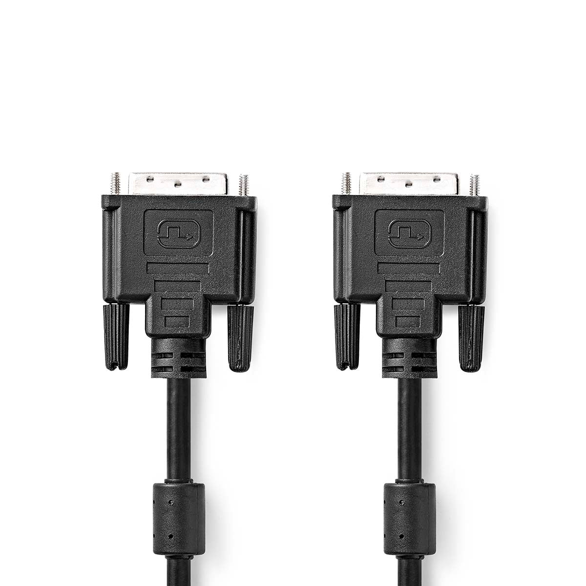 DVI cable | DVI-D 24+1-Pin Male | DVI-D 24+1-Pin Male | 2560x1600 | Nickel plated | 3.00 m | Straight | PVC | Black | Envelope