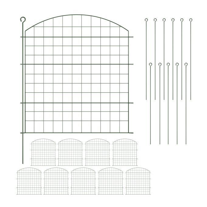 Dam fence with top arch