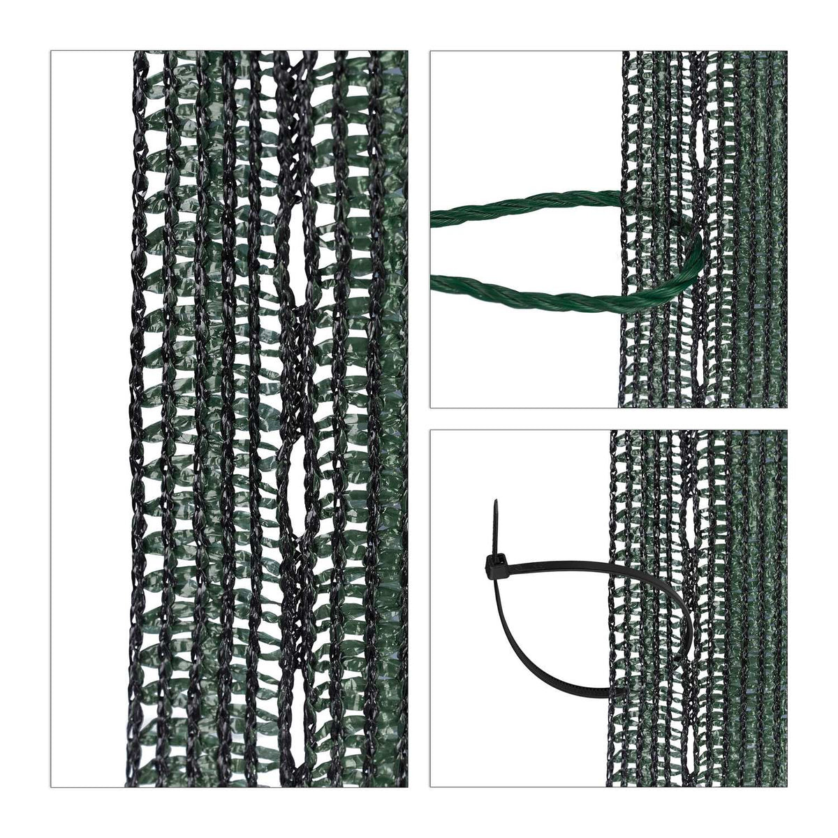 Dark green garden screen 1.8 m high