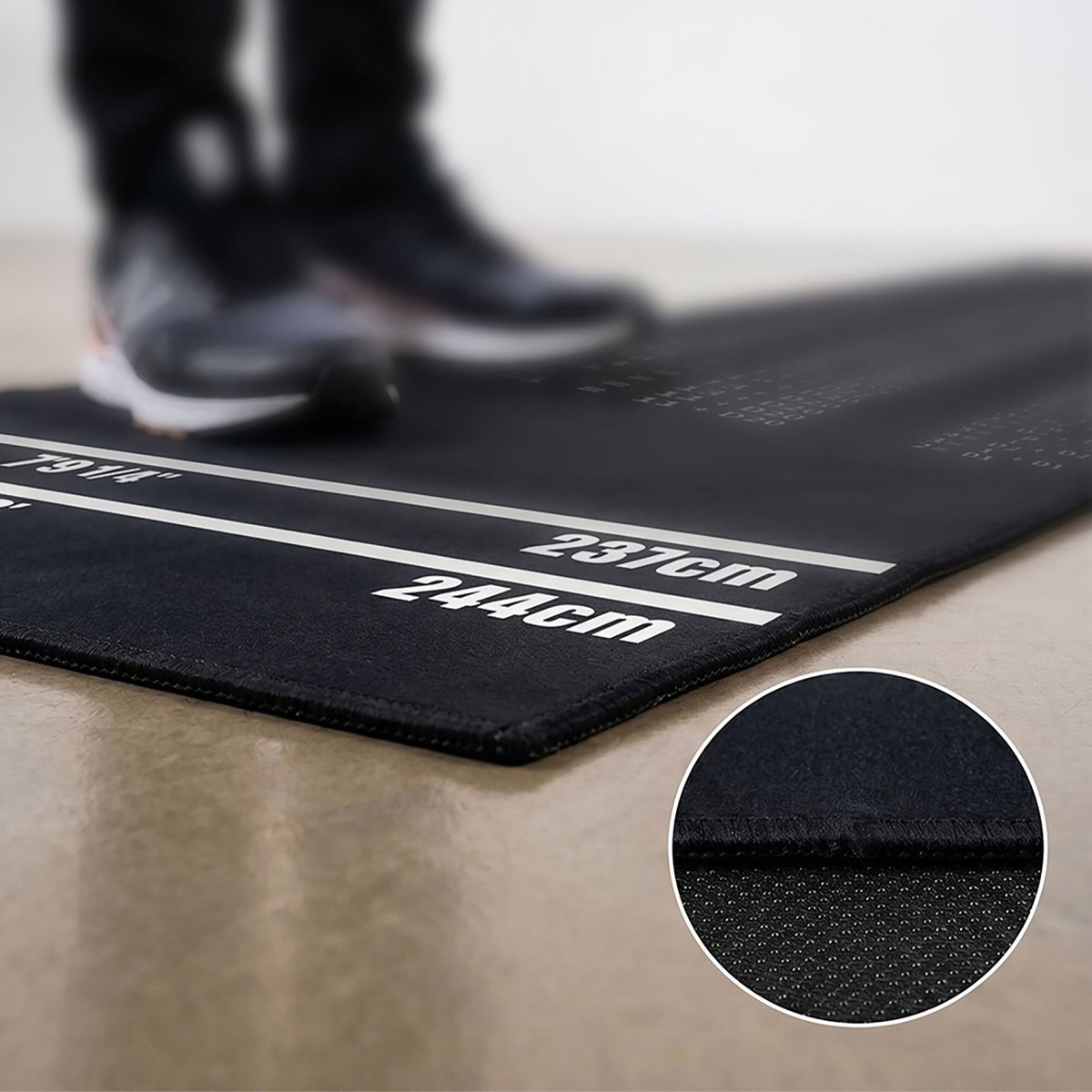 Dart Mat with Oche Line, 60x260 cm, Non-Slip