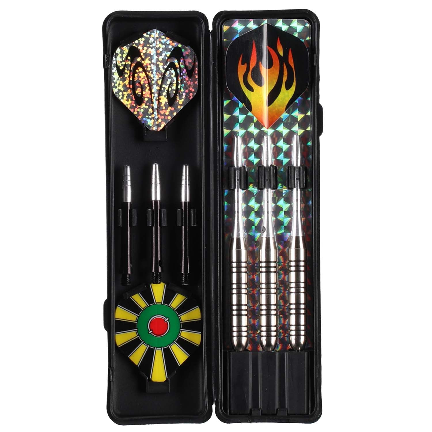 Dart Set, 16g Steel Tip, 3 Darts with Case