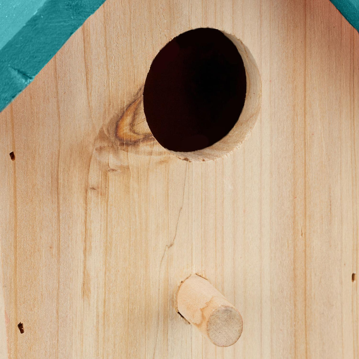 Deco Birdhouse Blue Roof