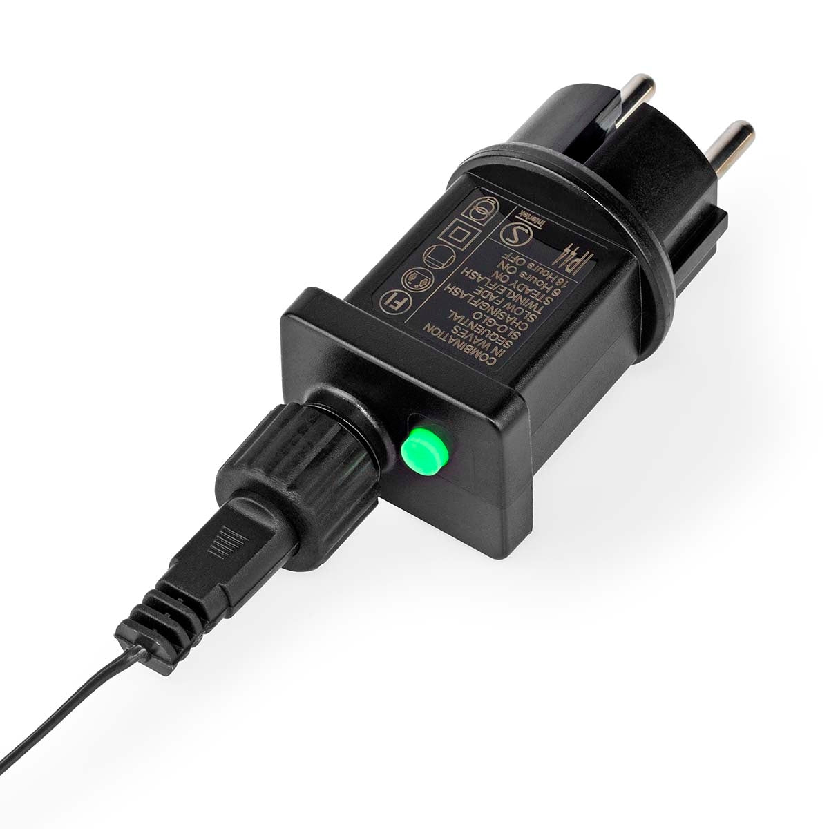 Decorative Istapps candle | 360 LED's | Warm White | 9.00 m | Lighting effects: 7 | Power adapter