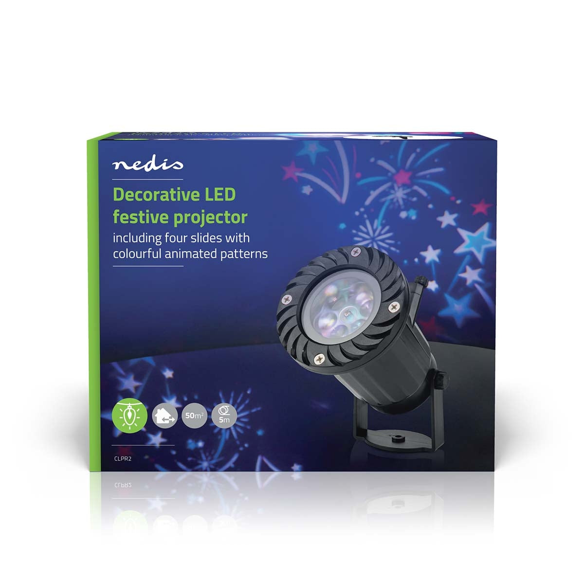 Decorative Light | Festive LED Projector | Christmas / New Years / Halloween / Birthday | Indoors or Outdoors