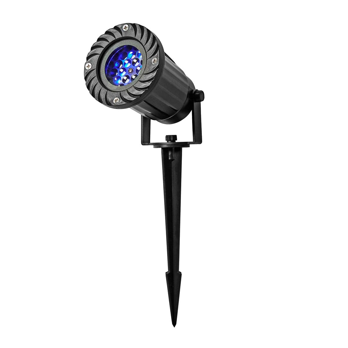 Decorative Light | LED Snowflake Projector | White and Blue Ice Crystals | Indoors or Outdoors