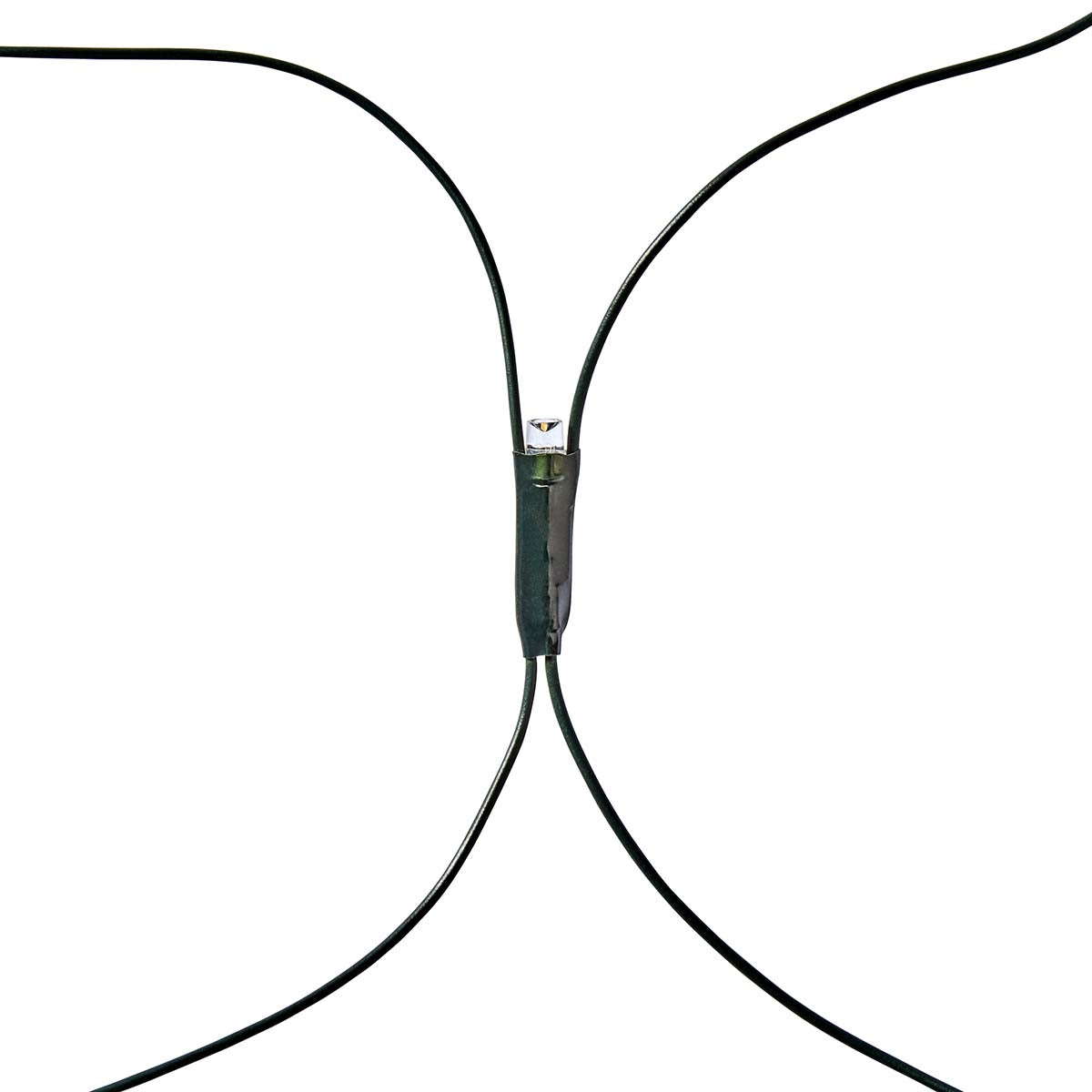 Decorative Net Lights | Warm White | 160 LEDs | 2 x 1 m | Lighting effects: 7 | Indoors or Outdoors | Power adapter