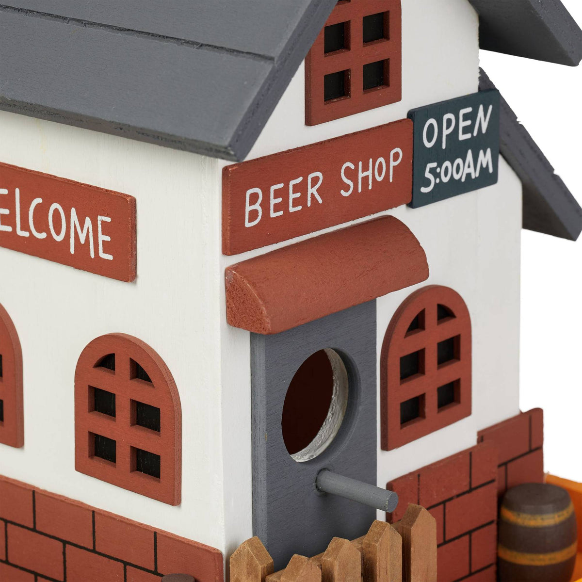 Decorative bird house pub