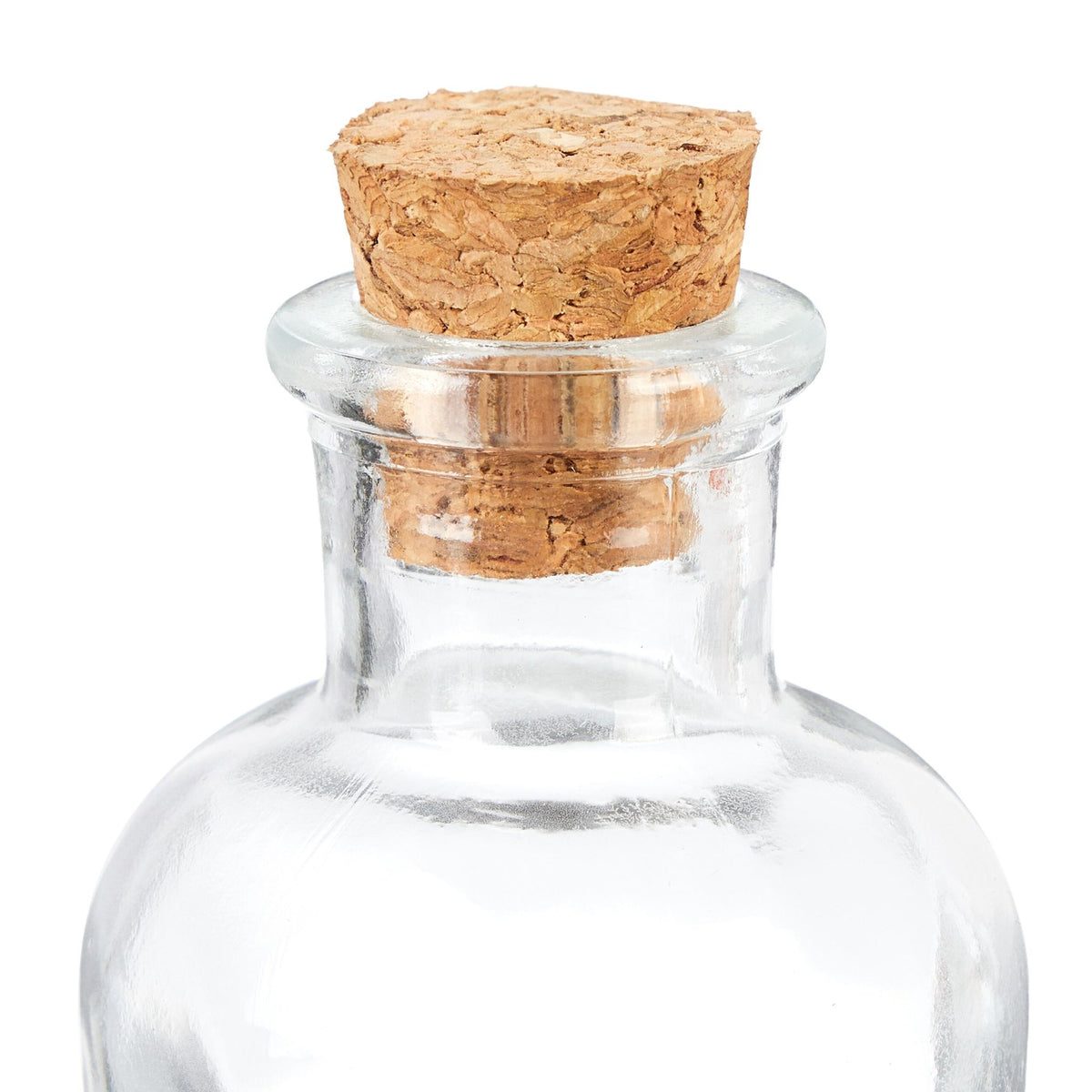 Decorative glass with cork