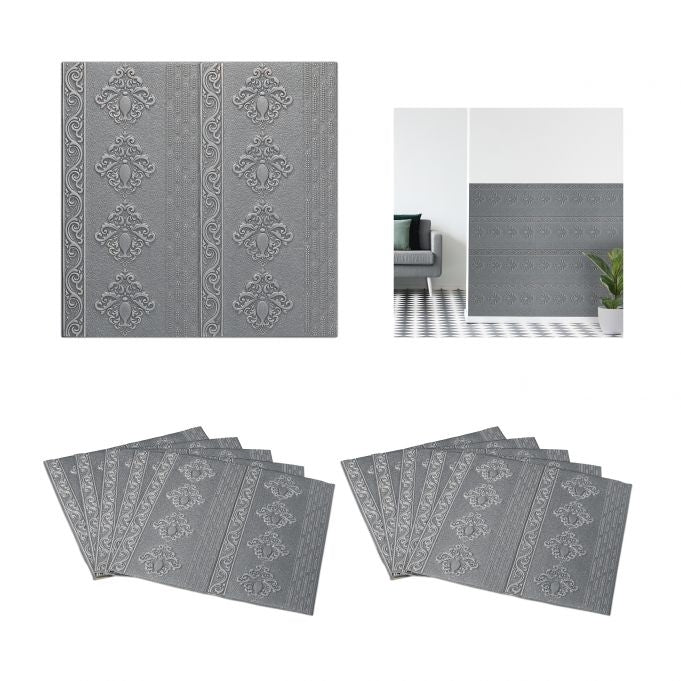 Decorative plastic baroque set of 10