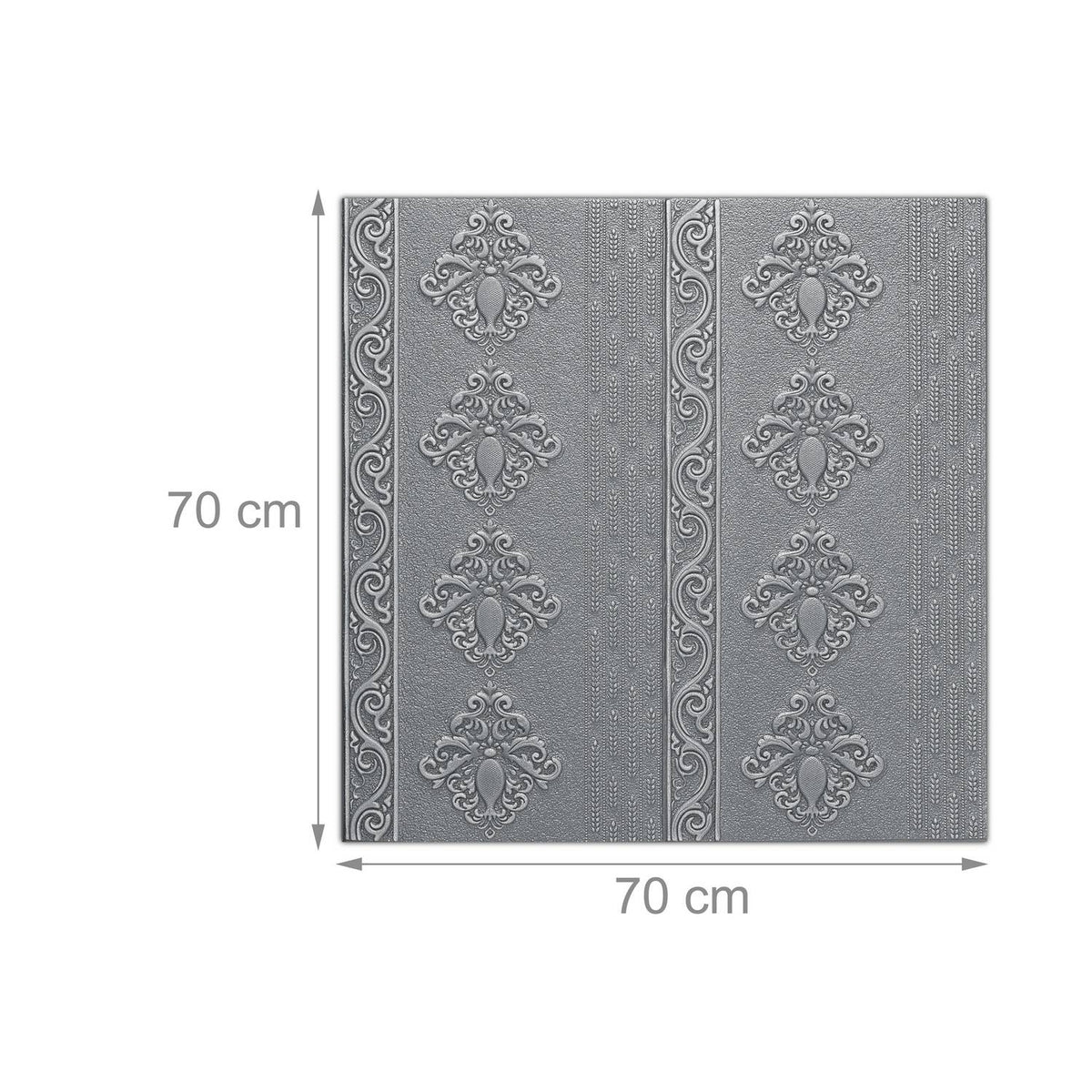 Decorative plastic baroque set of 10