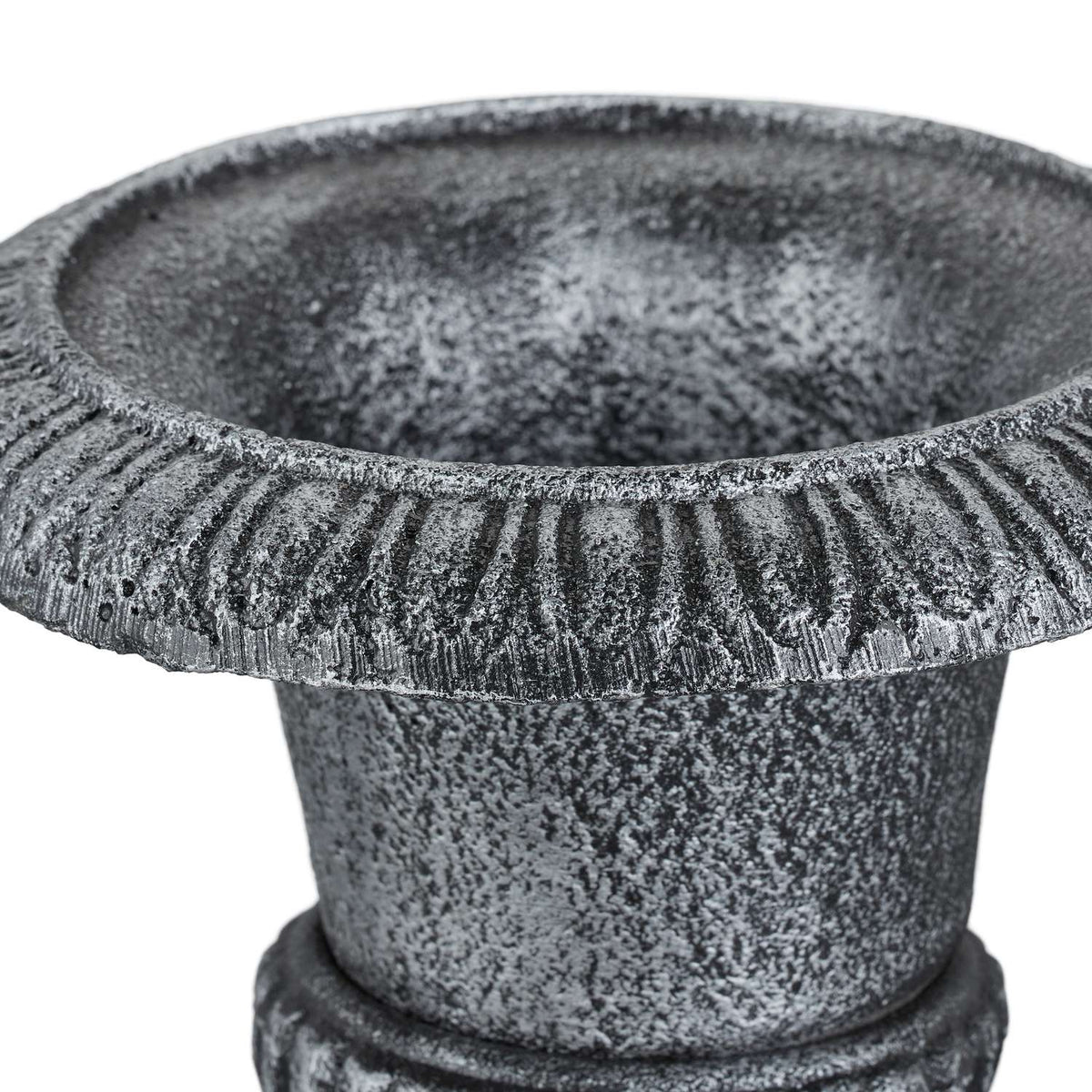 Decorative vase in cast iron