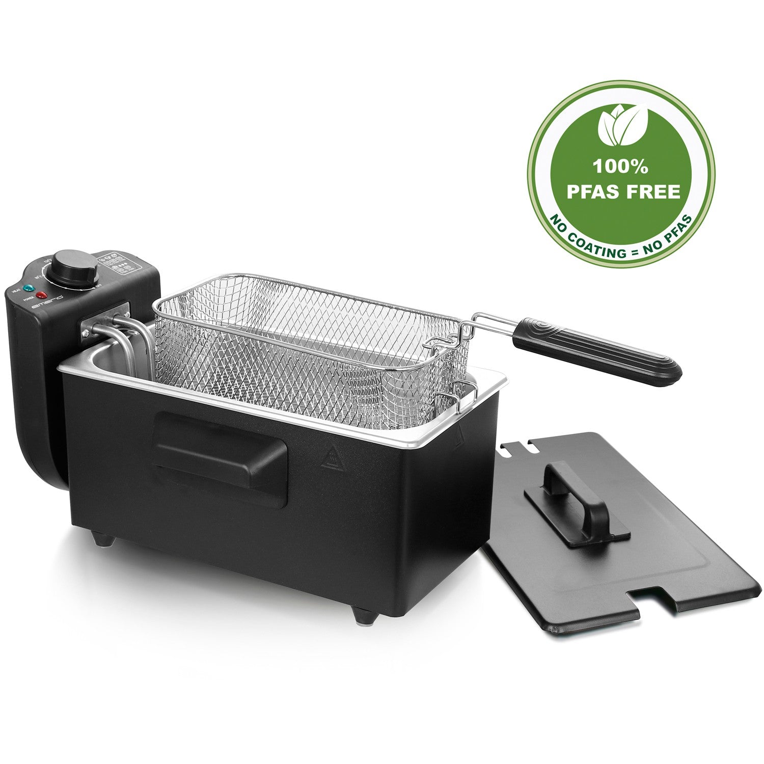 Deep fryer 3.0l Black DF-120482.2 Stainless tub Pfas Free