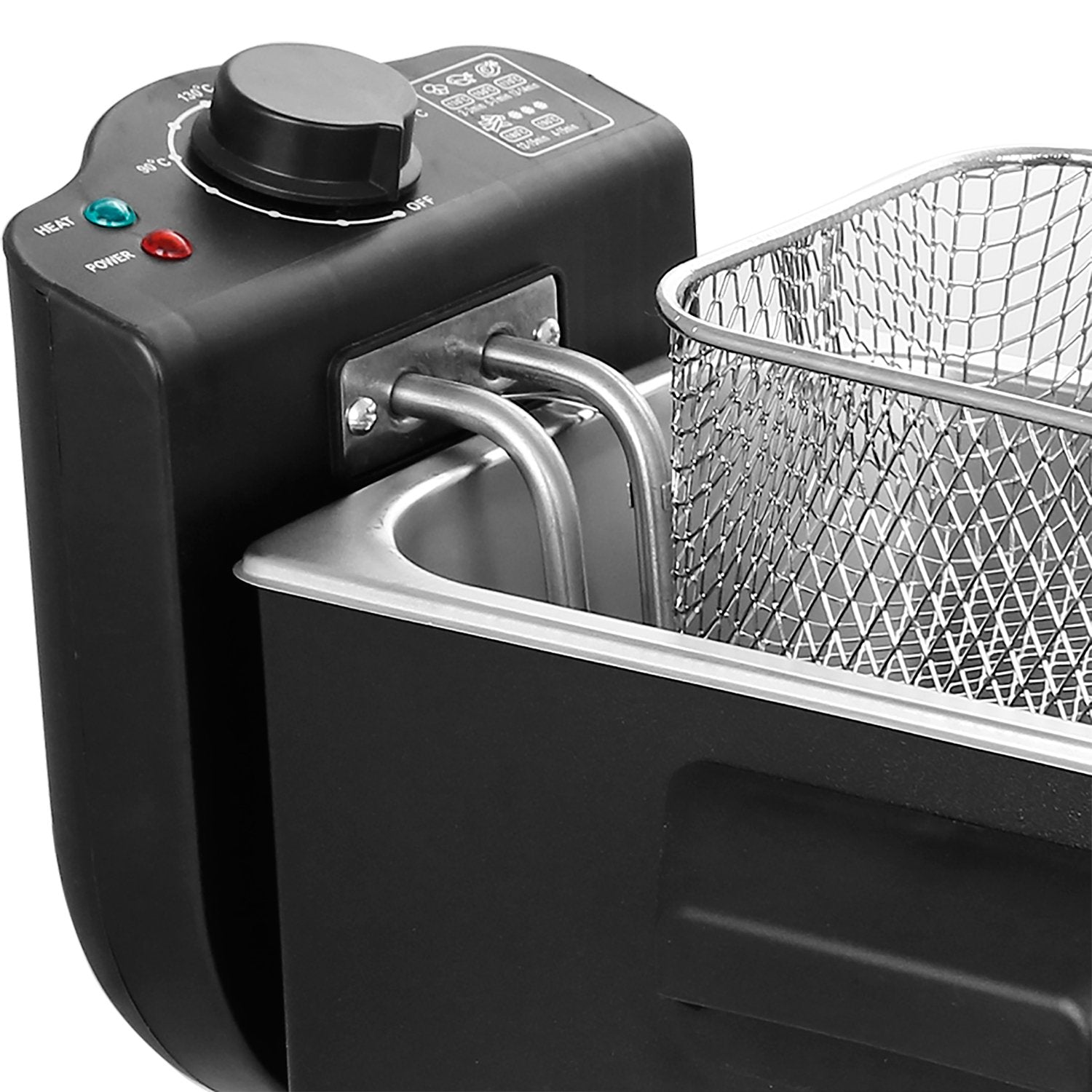 Deep fryer 3.0l Black DF-120482.2 Stainless tub Pfas Free