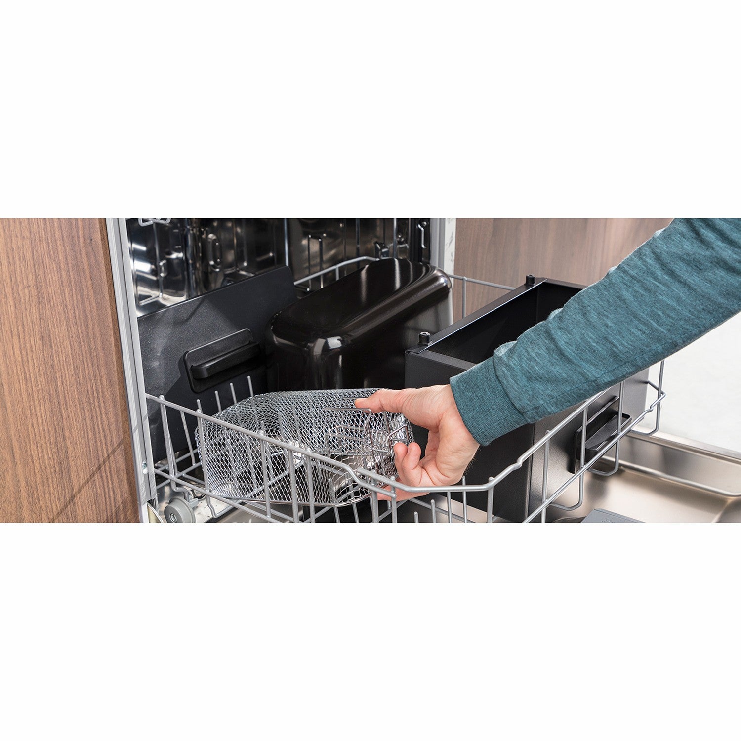 Deep fryer 3l 182727 Stainless steel. Black