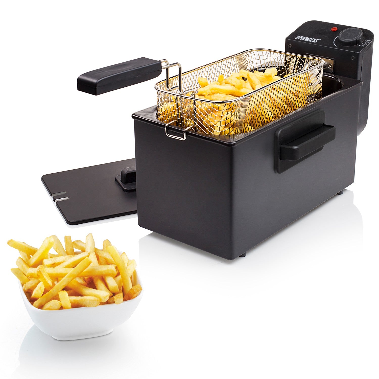 Deep fryer 3l 182727 Stainless steel. Black