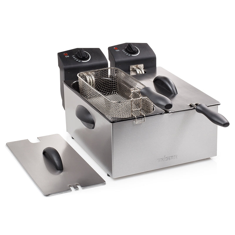 Deep fryer Double 2x3L 2x1800W Stainless