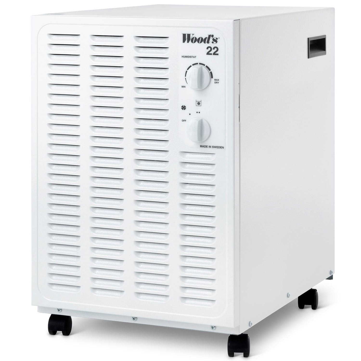 Dehumidifier with i-EcoDefrost, 12L Tank, Made in Sweden