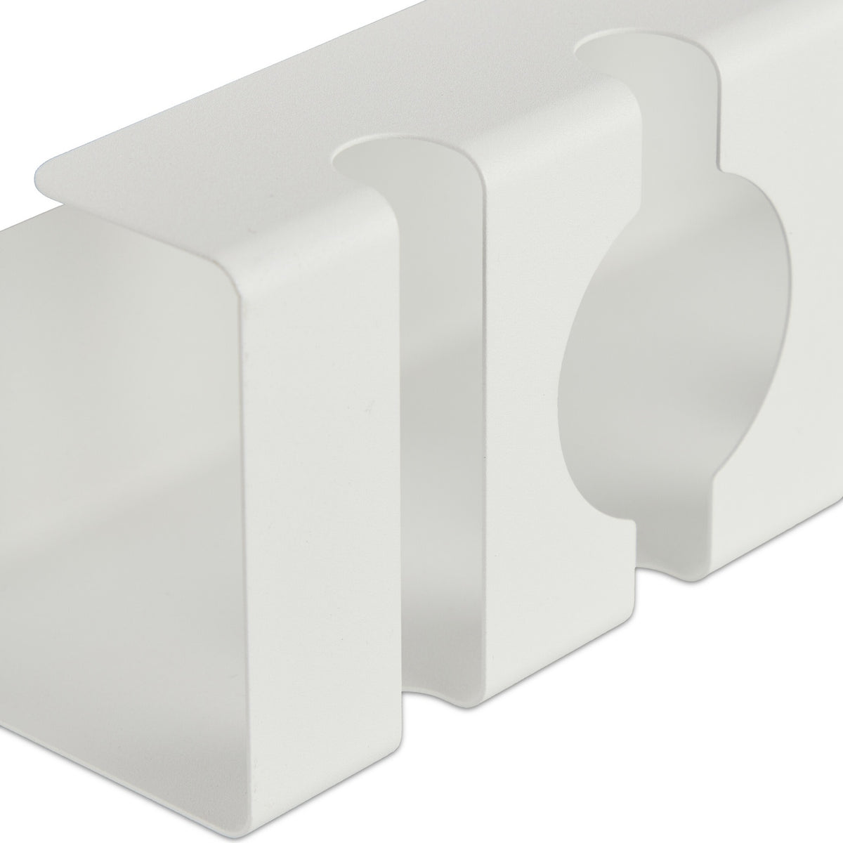 Desk Cable Trays Set – Steel Cable Management for PC/TV