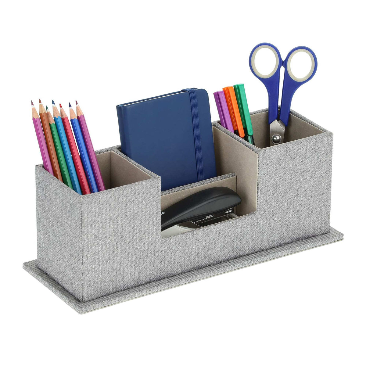 Desk Organiser in Fabric Look