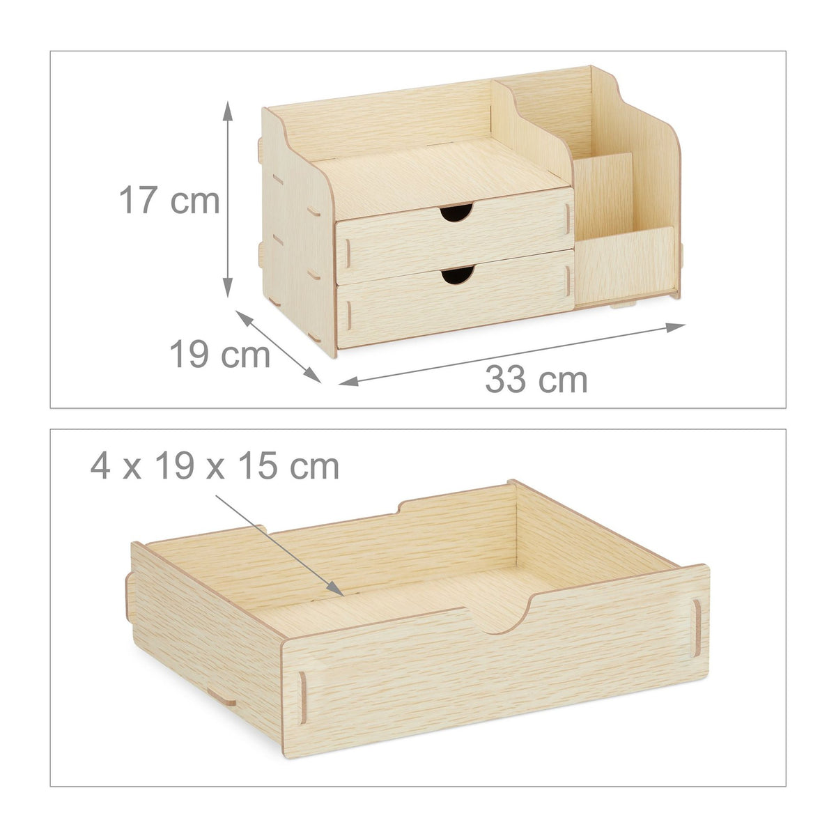 Desk Organiser with Drawers
